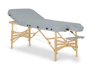 Skládací masážní lehátko HABYS® Gallo Plus Barva: světle šedá (#29) - Vinyl Flex, Velikost a barva rámu: 200x76cm - buk světlý