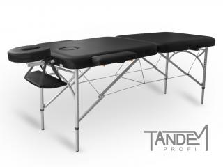 Skládací masážní stůl TANDEM Profi A2D  195*70 cm / 14,8 kg / 4 barvy Barva: černá