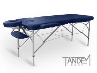 Skládací masážní stůl TANDEM Profi A2D  195*70 cm / 14,8 kg / 4 barvy Barva: modrá