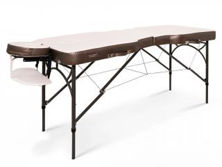 Skládací masážní stůl Tandem Profi A2D Contour Duo  187*70 cm | 15,7 kg | bílo-bronzová Barva: bílo-bronzová