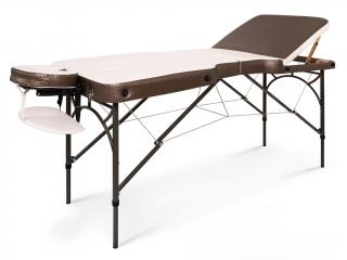 Skládací masážní stůl Tandem Profi A3D Contour Duo  187*70 cm | 15,7 kg | bílo-bronzova Barva: bílo-bronzová