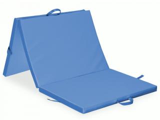 Skládací matrace HABYS® třídílná  od 195*85*5 cm | od 5,45 kg | 6 barev Barva: modrá (#23) - Vinyl Flex, Rozměry: 195x100x5cm