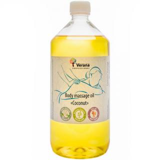 Tělový masážní olej Verana Kokos Objem: 1000 ml