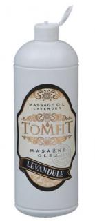Tomfit masážní olej levandule Objem: 1000 ml