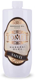 Tomfit masážní olej šalvěj 1000 ml