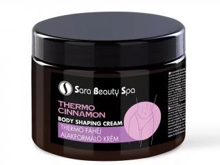 Zeštíhlující krém hřejivý Sara Beauty Spa - Thermo Skořice  500 ml