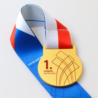 Medaile CRAFT NEW 50X57 - zlatá