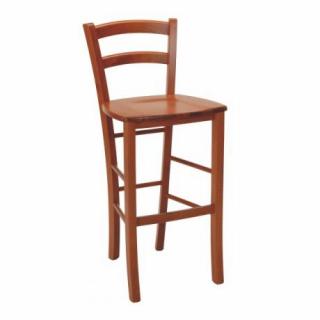 Barová židle PAYSANE-sedák dřevěný/čalouněný sedák: dřevěný