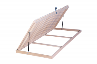 Bukový rošt laťkový - boční výklop Rozměr: 80x200