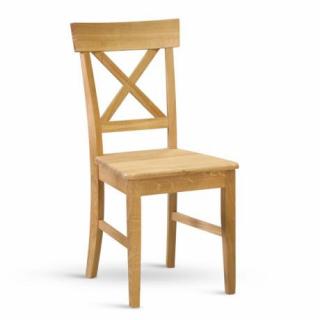 Dubová židle OAK - dřevěný nebo čalouněný sedák sedák: DUB dřevěný