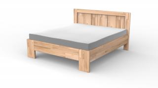 Masivní postel PARIS - Solwo Design Dřevo a odstín oleje: BUK Cink - Olej odstín BO102, Rozměr spací plochy: 180x200