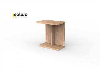 Noční stolek UNICO Dřevo a odstín oleje: BUK Cink - Olej odstín BO102
