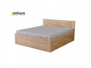 Postel ALEXIA BOX (BUK, DUB) Materiál: Buk cink, Povrchová úprava: Olej odstín 204, Specifikace: 120x200