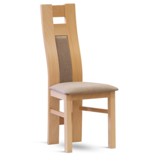 Židle TOSCA- čalouněný sedák Materiál: Buk