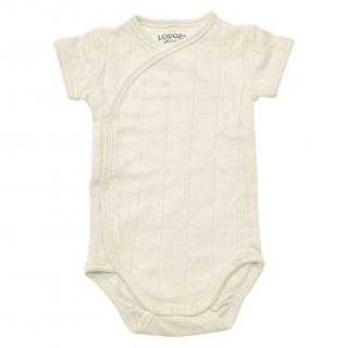 LODGER Body Romper Fold Over Solid Ivory Velikost: 68