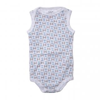 LODGER Body Romper Scandinavian Print Silvercreek/Mist Velikost: 68