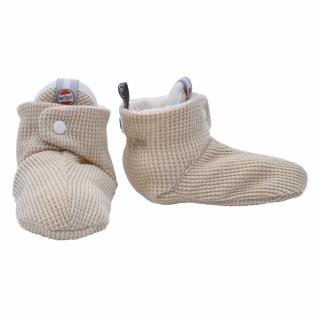 LODGER Capáčky Slipper Ciumbelle Ivory Velikost: 0-3 měsíce (vel. 15)