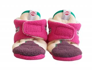 LODGER Capáčky Slipper Fleece Native Rosa Velikost: 3-6 měsíců 18