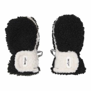 LODGER Rukavice Mittens Teddy Black Velikost: 1 - 2 roky