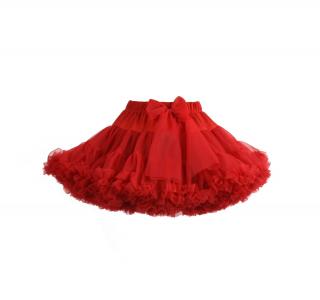 MANUFAKTURA FALBANEK Sukně Petti Skirt Red Velikost: 0 - 6 měsíců