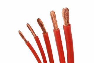 Kabel silikon 1.5mm2 1m (červený)