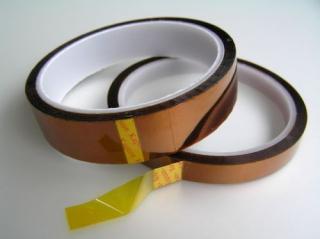 Polyimidová (kaptonová) páska do teploty +260°C, maskovací páska, KAPTON 10mm/33m