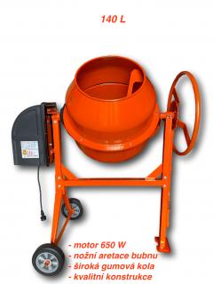 Stavební míchačka Ma-tech 140L FB max