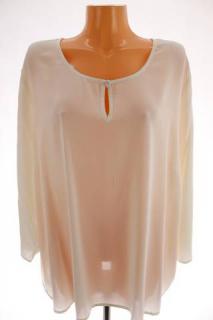 Dámská over size bílá halenka s 3/4 rukávem Vero Moda | velikost 52 (secondhand - velikost 52)