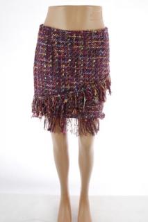 Dámská sukně, zimní s třásněmi - Zara woman - 38 (38)