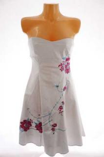 Dámské šaty s výšivkou Bay - 40 (velikost 40 - second hand)