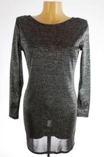 Dámské šaty, stříbrné - H &amp; M - 36 (36)