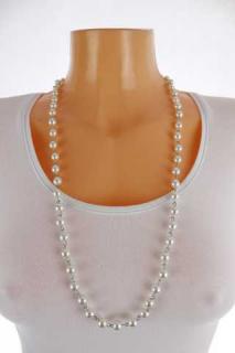Dámský náhrdelník - perličky s řetízkovými oky