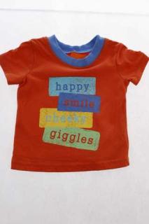 Dětské tričko s potiskem - George - 62 / 0-3 měsíce (62 / 0-3 měsíce)