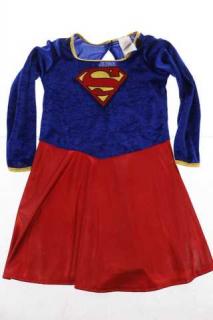 Karnevalový kostýmek - dětský - Supergirl - 116 / 5-6 let (116 / 5-6 let)