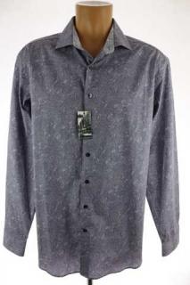 Pánská košile, kašmírový vzoreček - Slim Fit - West End - 2XL - nová s visačkou (XXL)