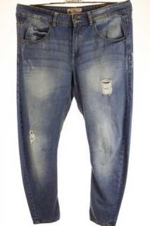Pánské džíny used efekt  Terranova - XL (velikost XL - secondhand)