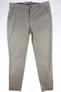 Pánské kalhoty, letní, plátěné - Slim fit - H &amp; M - S (S)