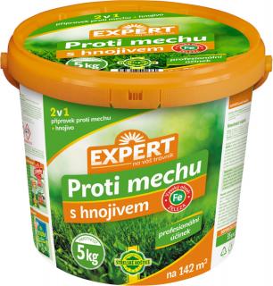 Hnojivo trávníkové - Expert proti mechu 5 kg kbelík