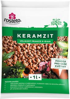 Keramzit Rosteto - 1 l  4-8 mm