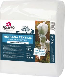 Neotex / netkaná textilie Rosteto - bílý 19g šíře 10 x 3,2 m