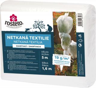 Neotex / netkaná textilie Rosteto - bílý 19g šíře 5 x 1,6 m