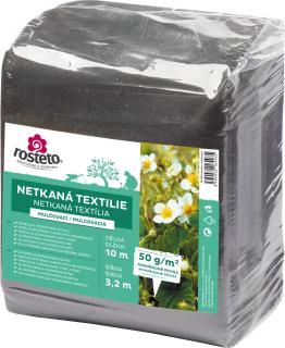 Neotex / netkaná textilie Rosteto - černý 50g šíře 10 x 3,2 m