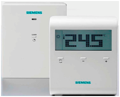 Elektronický prostorový termostat Siemens RDD100.1RFS