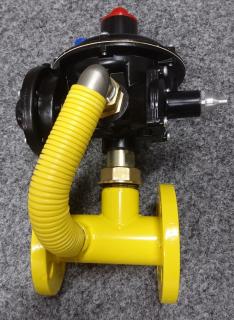 Gas-Hutira Přírubový montážní mezikus (náhrada regulátoru Alz) (bez regulátoru)
