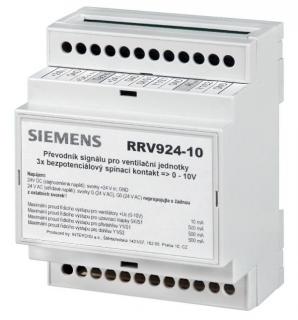 Převodník signálu Siemens RRV924-10