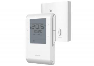 Siemens RDE50.1RF/SET Prostorový termostat, týdenní program, bezdrátové provedení, sada vysílač - přijímač