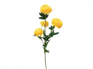Chryzantéma 59 cm 5 květů žlutá