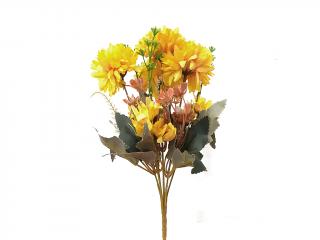 Chryzantéma svazek 30 cm žlutá