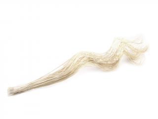 Curly ting 60 cm s perličkou bílý
