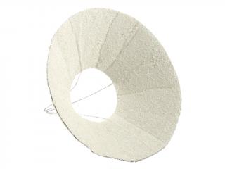 Držák pod kytici 25 cm kulatý bílý